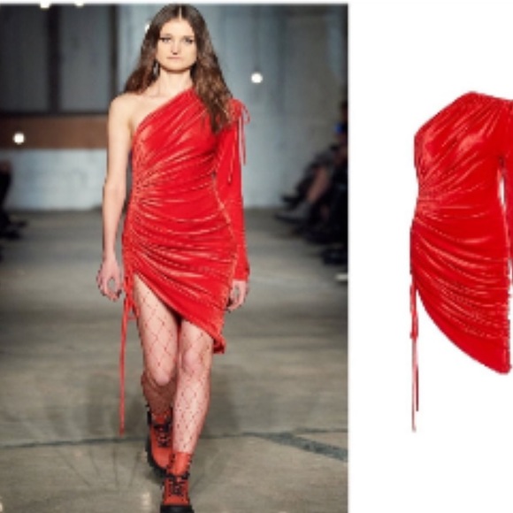 MONSE.  NWOT. one shoulder dress size 6. - Picture 1 of 15